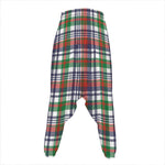 Christmas Madras Plaid Print Hammer Pants