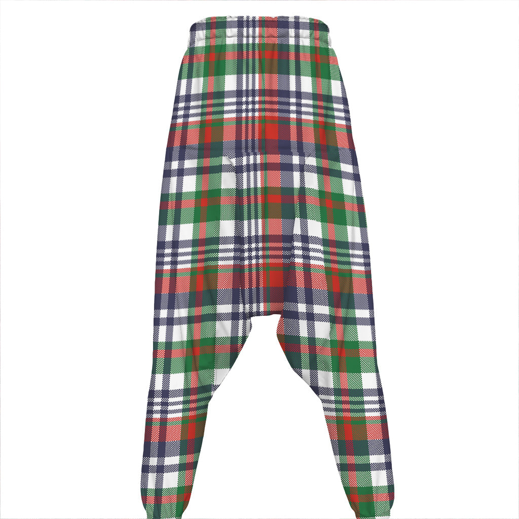 Christmas Madras Plaid Print Hammer Pants