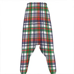 Christmas Madras Plaid Print Hammer Pants