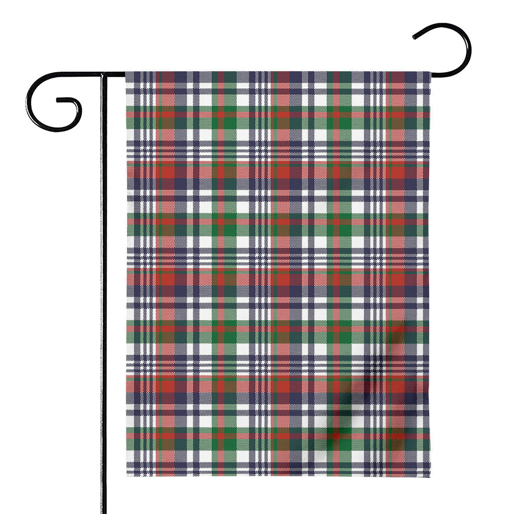 Christmas Madras Plaid Print House Flag