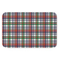 Christmas Madras Plaid Print Indoor Door Mat
