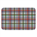 Christmas Madras Plaid Print Indoor Door Mat