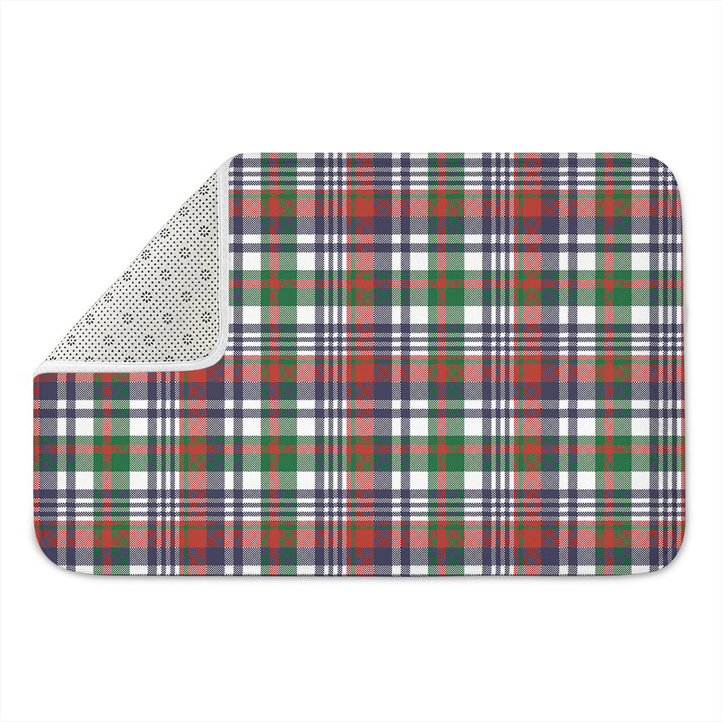 Christmas Madras Plaid Print Indoor Door Mat