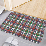 Christmas Madras Plaid Print Indoor Door Mat