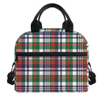 Christmas Madras Plaid Print Insulated Lunch Bag