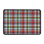 Christmas Madras Plaid Print Kitchen Mat