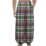 Christmas Madras Plaid Print Lantern Pants