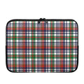 Christmas Madras Plaid Print Laptop Sleeve