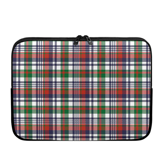 Christmas Madras Plaid Print Laptop Sleeve