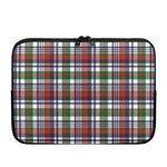 Christmas Madras Plaid Print Laptop Sleeve