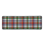 Christmas Madras Plaid Print Long Kitchen Mat