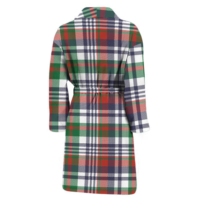 Christmas Madras Plaid Print Men's Bathrobe