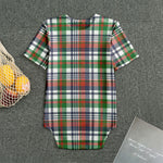 Christmas Madras Plaid Print Men's Bodysuit