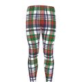 Christmas Madras Plaid Print Men's Leggings
