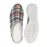 Christmas Madras Plaid Print Mesh Casual Shoes