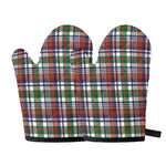 Christmas Madras Plaid Print Oven Mitts