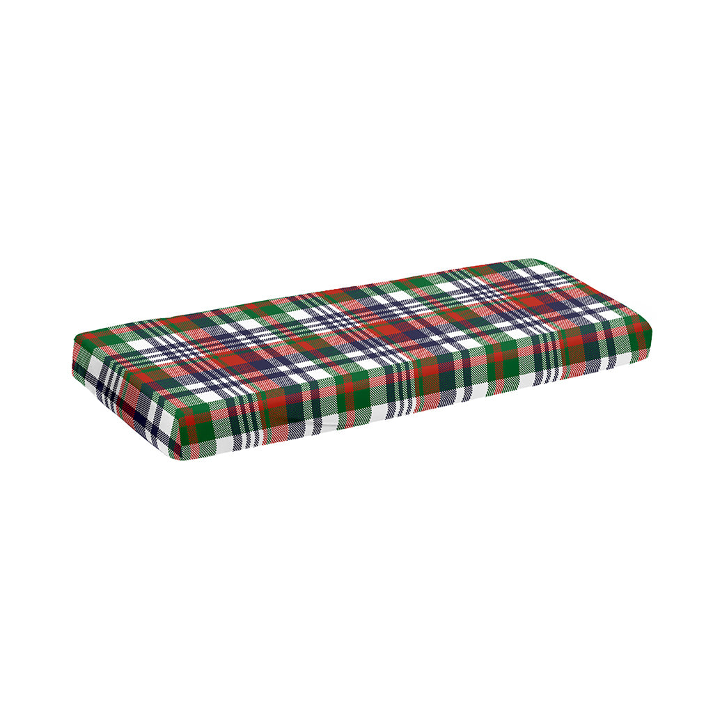 Christmas Madras Plaid Print Piano Keyboard Cover