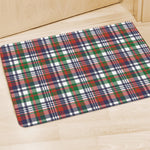 Christmas Madras Plaid Print Polyester Doormat