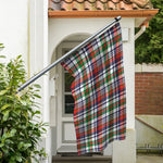 Christmas Madras Plaid Print Polyester Flag