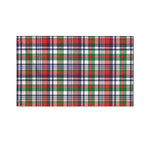 Christmas Madras Plaid Print Polyester Flag