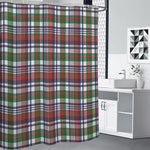 Christmas Madras Plaid Print Premium Shower Curtain