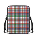 Christmas Madras Plaid Print Rectangular Crossbody Bag