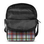 Christmas Madras Plaid Print Rectangular Crossbody Bag