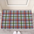 Christmas Madras Plaid Print Rubber Doormat
