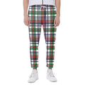 Christmas Madras Plaid Print Joggers