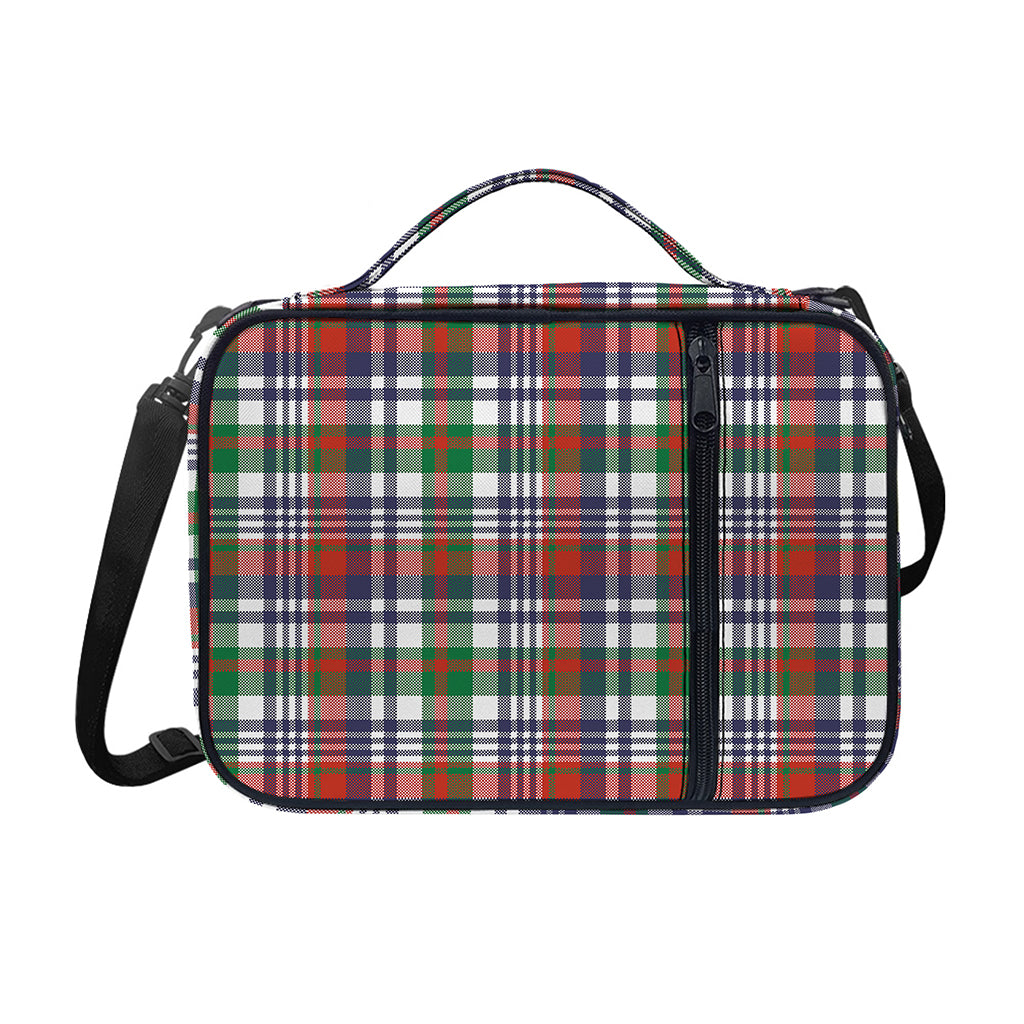 Christmas Madras Plaid Print Shoulder Strap Bible Bag