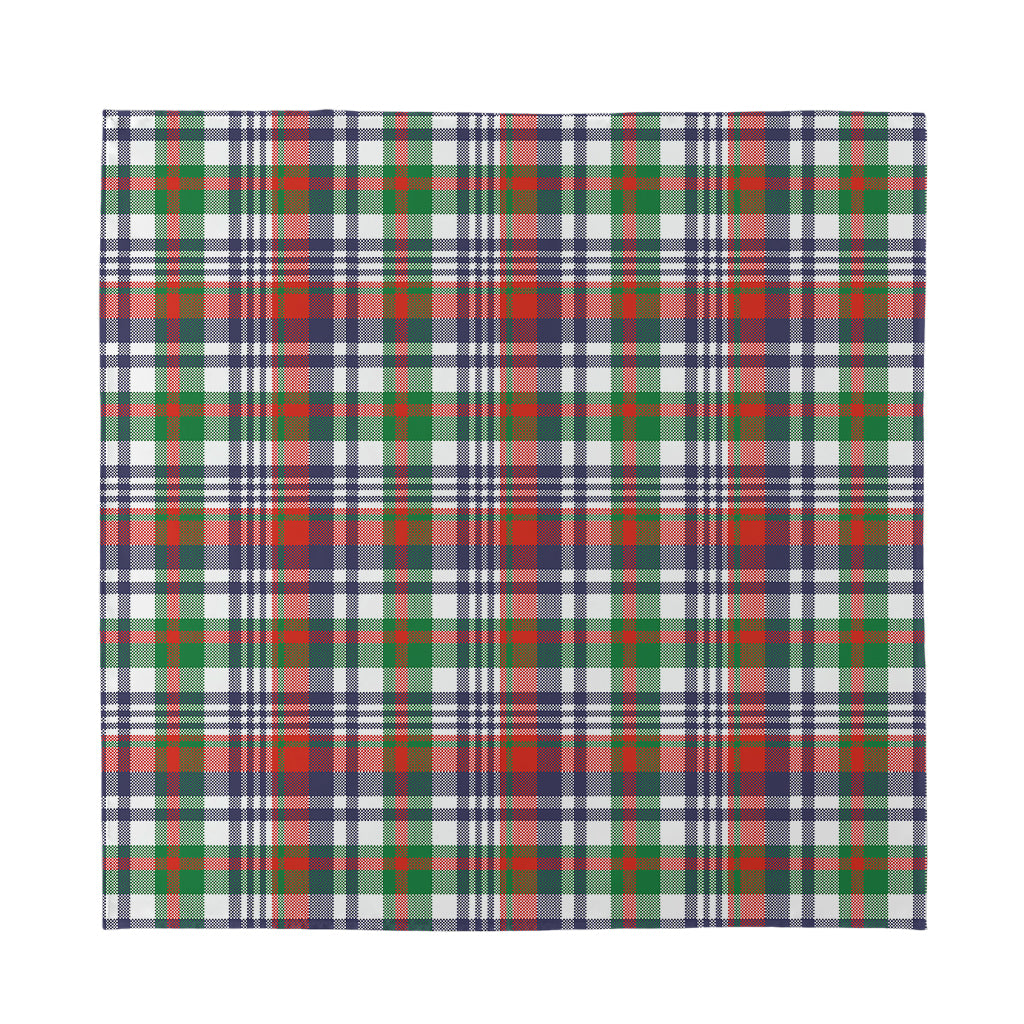 Christmas Madras Plaid Print Silk Bandana