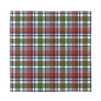 Christmas Madras Plaid Print Silk Bandana