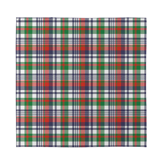 Christmas Madras Plaid Print Silk Bandana