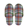 Christmas Madras Plaid Print Slippers