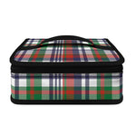 Christmas Madras Plaid Print Small Lunch Bag