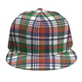 Christmas Madras Plaid Print Snapback Cap