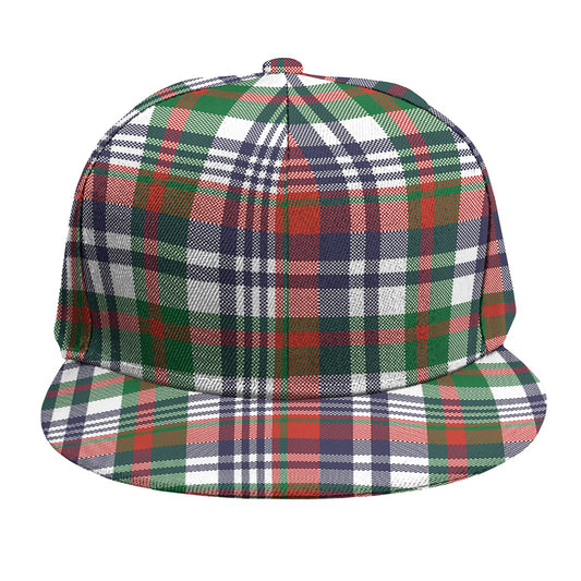 Christmas Madras Plaid Print Snapback Cap