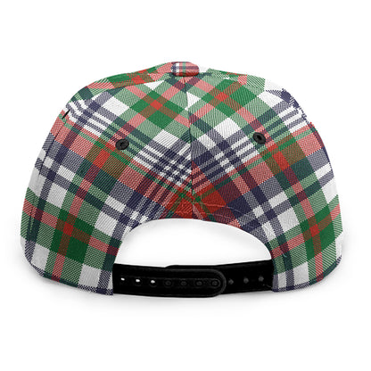 Christmas Madras Plaid Print Snapback Cap
