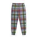 Christmas Madras Plaid Print Sweatpants