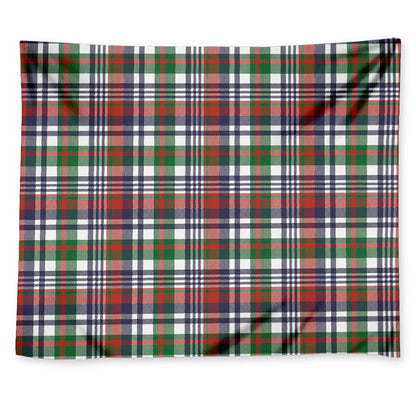 Christmas Madras Plaid Print Tapestry