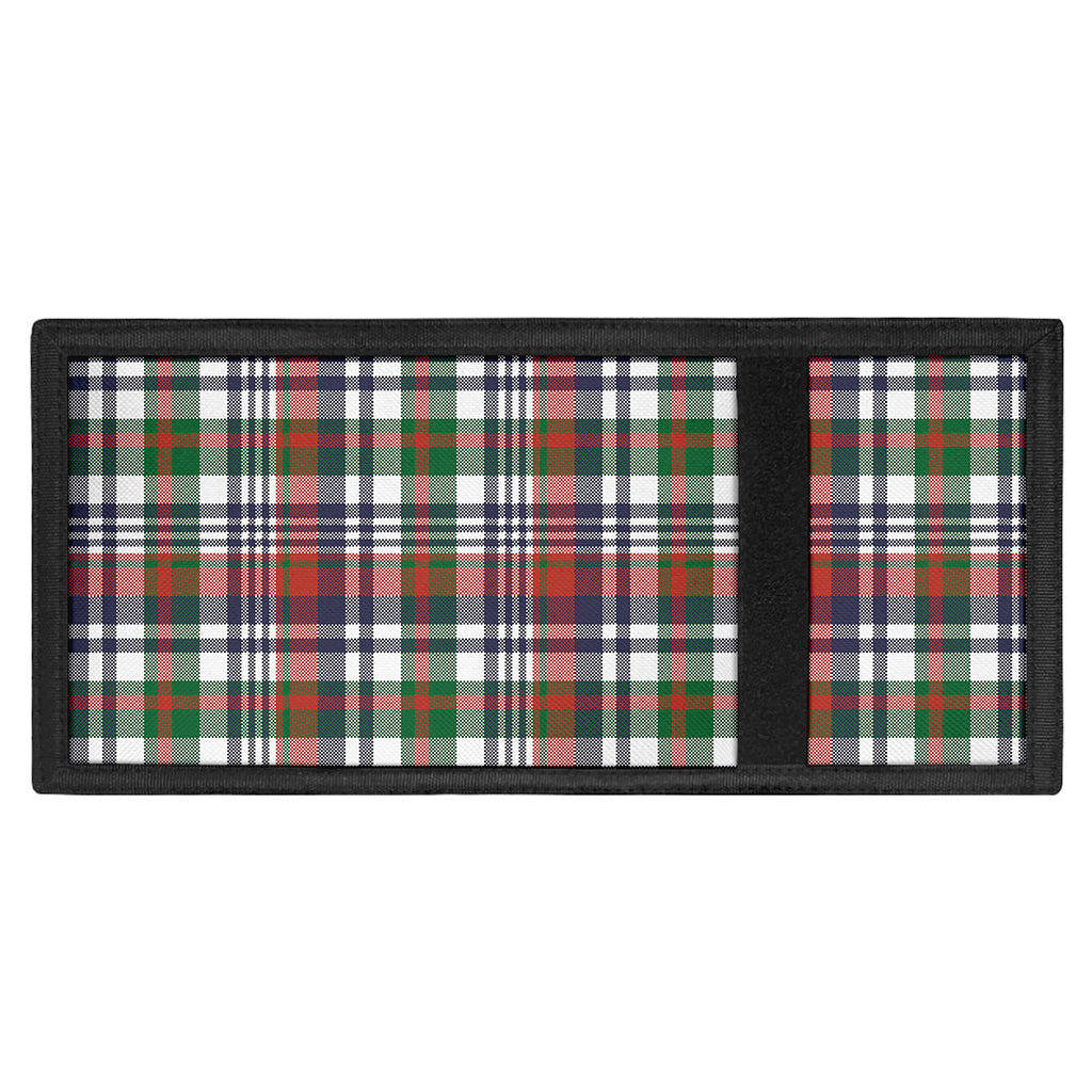 Christmas Madras Plaid Print Trifold Wallet