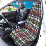 Christmas Madras Plaid Print Waterproof Car Seat Cover