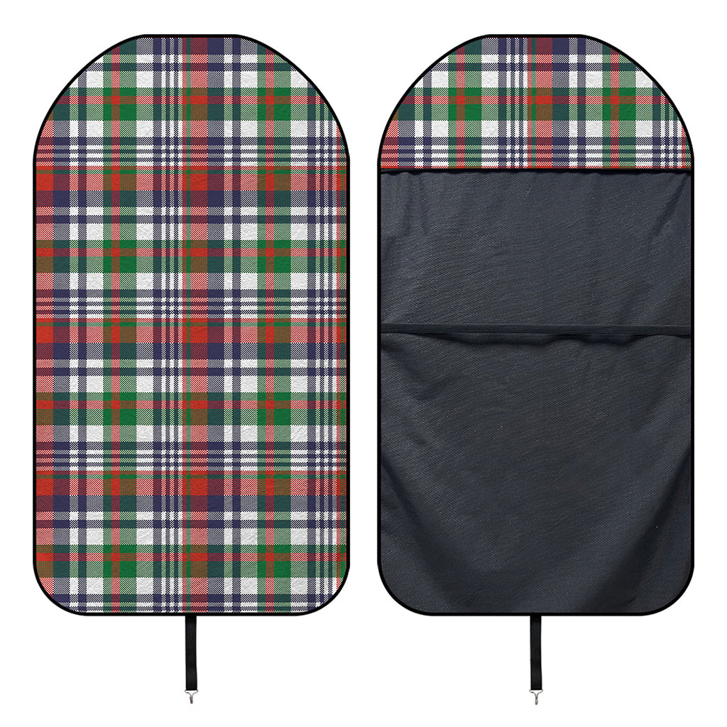 Christmas Madras Plaid Print Waterproof Car Seat Cover