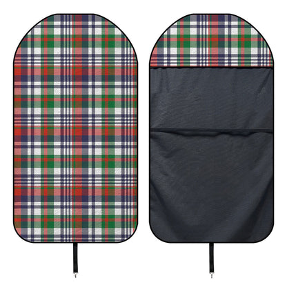 Christmas Madras Plaid Print Waterproof Car Seat Cover