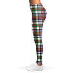Christmas Madras Plaid Print Women's Leggings