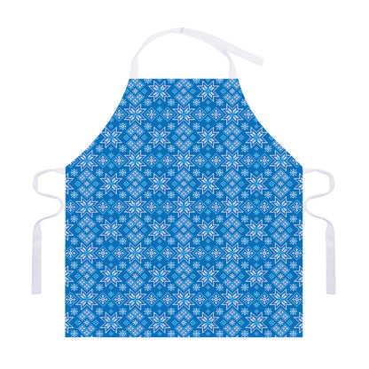 Christmas Nordic Knitted Pattern Print Adjustable Apron