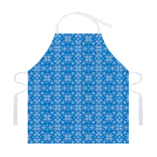 Christmas Nordic Knitted Pattern Print Adjustable Apron