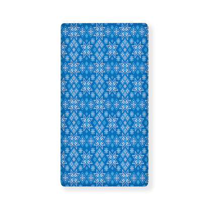 Christmas Nordic Knitted Pattern Print Baby Crib Sheet