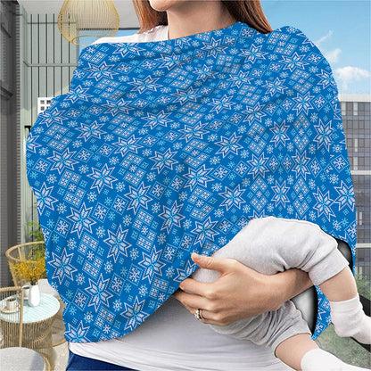 Christmas Nordic Knitted Pattern Print Baby Seat Cover