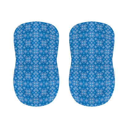 Christmas Nordic Knitted Pattern Print Bar Stool Covers